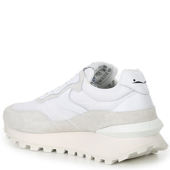 NWT VOILE BLANCHE Qwark Hype Suede Lace-Up Retro Sneakers - Picture 3 of 15